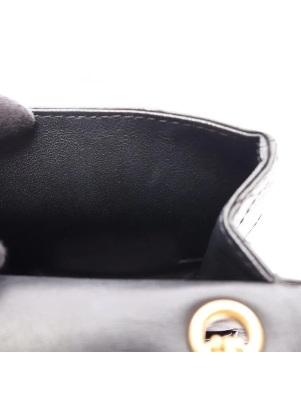 Chanel Shoulder Bag 2.55 Quilted Black Calfskin Small Chain